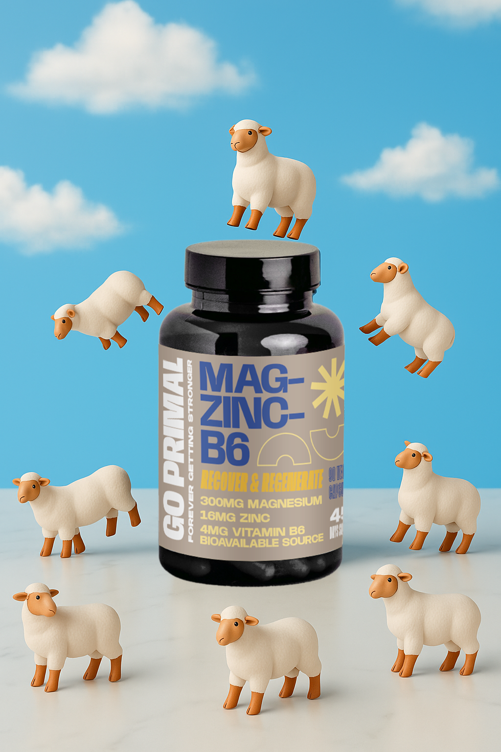 Magnésium, Zinc et Vit. B6- Récupérer et régénérer