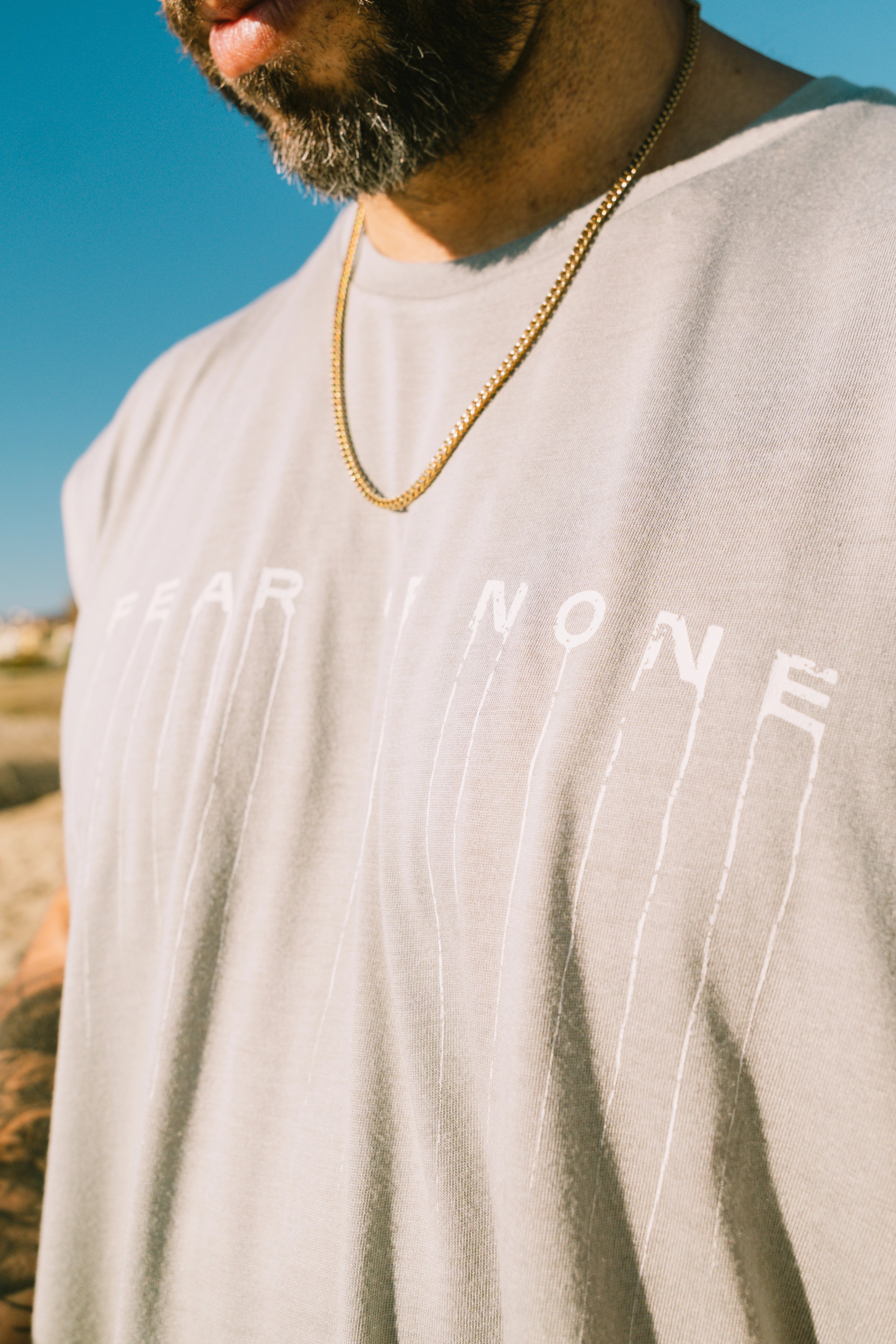 Fear Of None - Oversize Muskel Tanktop