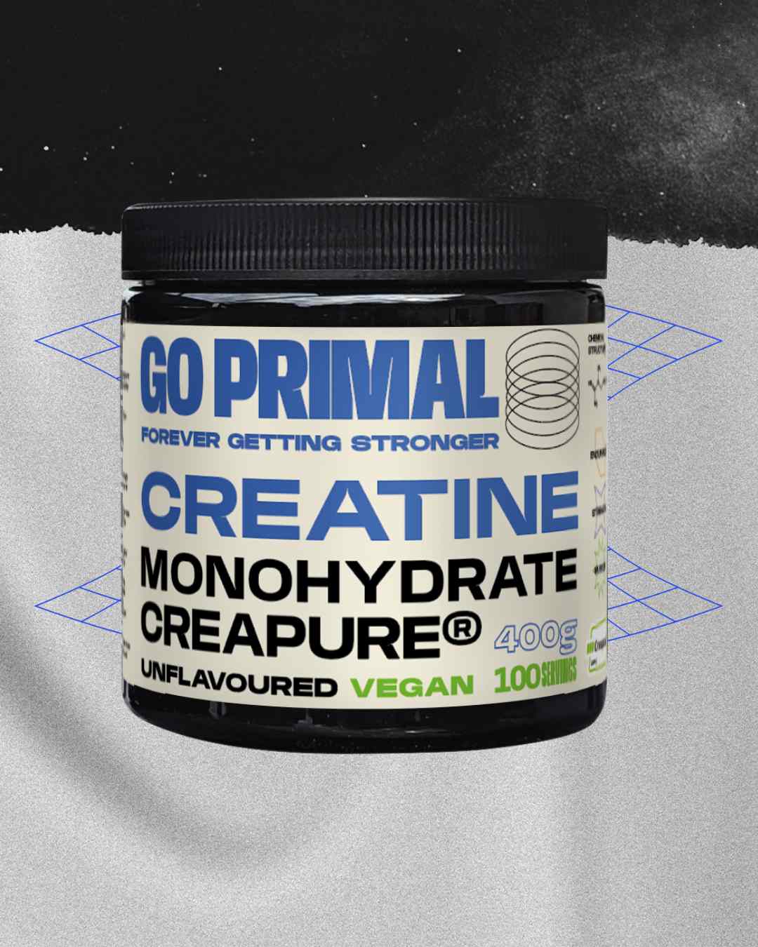 Go Primal Creatine Monohydrate Creapure®️ - Unflavoured