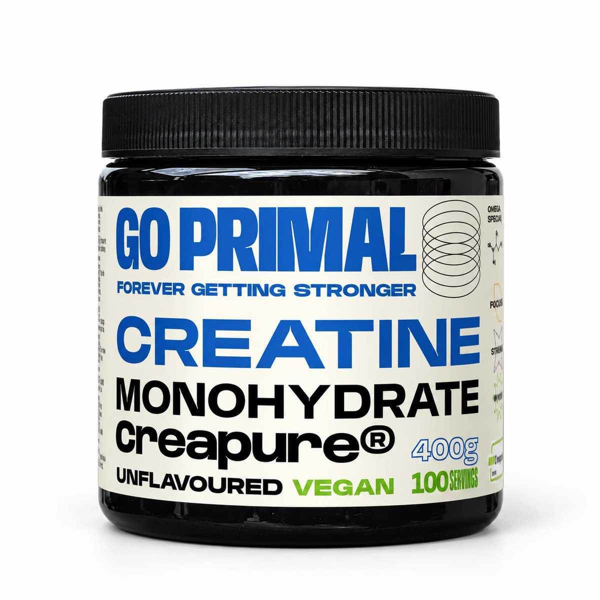 Go Primal Creatine Monohydrate Creapure®️ - Unflavoured