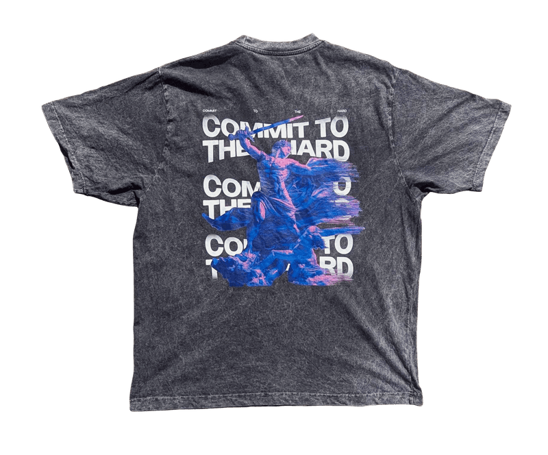 T-SHIRT OVERSIZE COMMMIT TO THE HARD