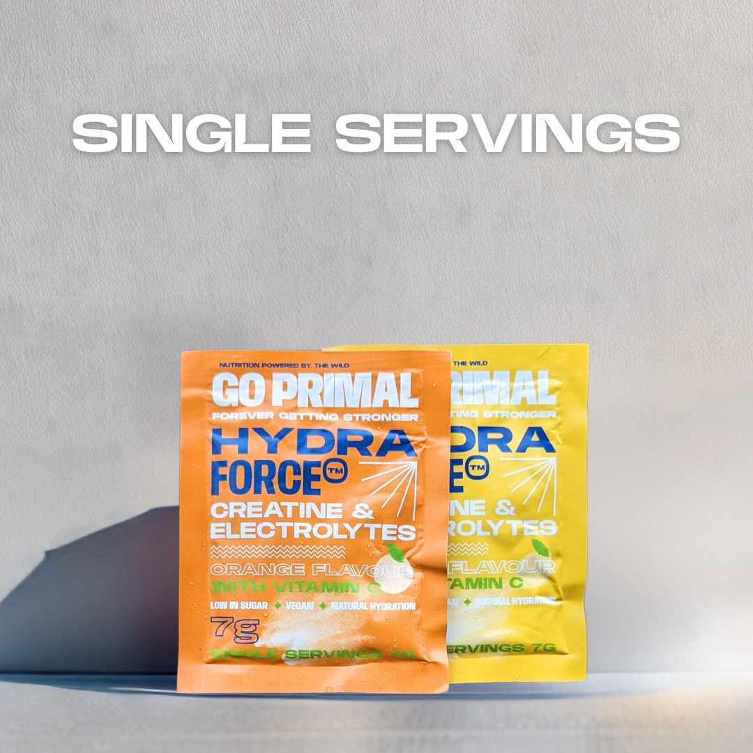 HydraForce GO Packs Single Serving Electrolytes, Creatine and Vitamin