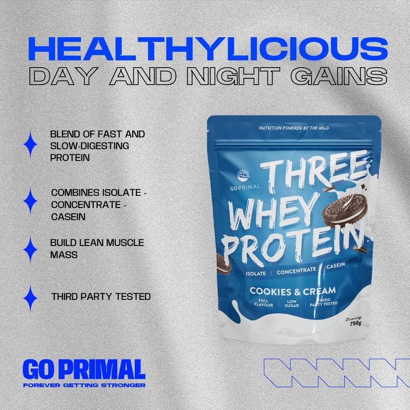 Three Whey Protein - GO PRIMALSupplementGO PRIMAL