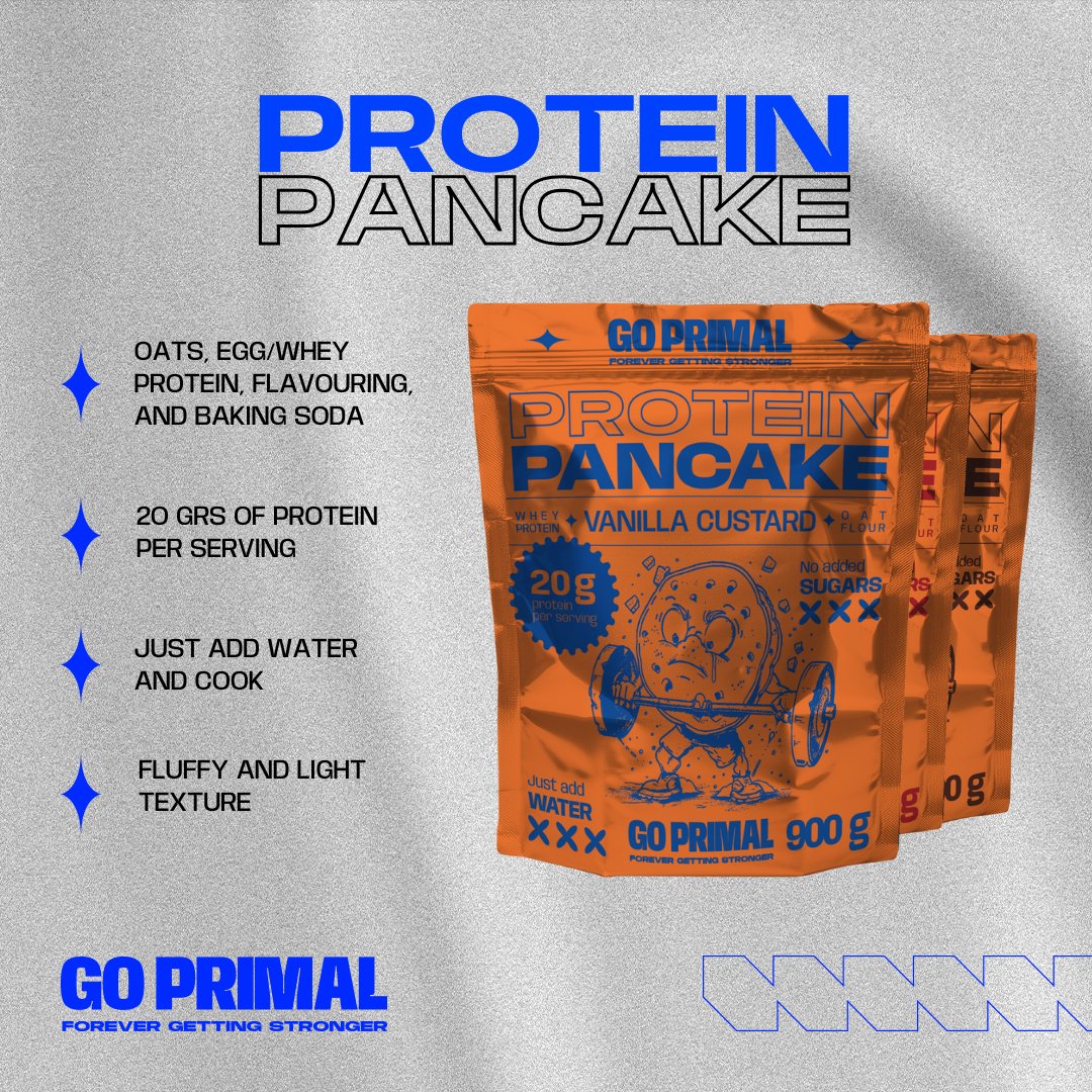 No Sugar Protein Pancakes - GO PRIMAL