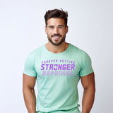 T-shirt unisexe organique et végétalien pour toujours plus fort 3 couleurs