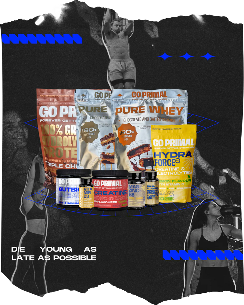 Go Primal sports supplements – protein, hydration and recovery