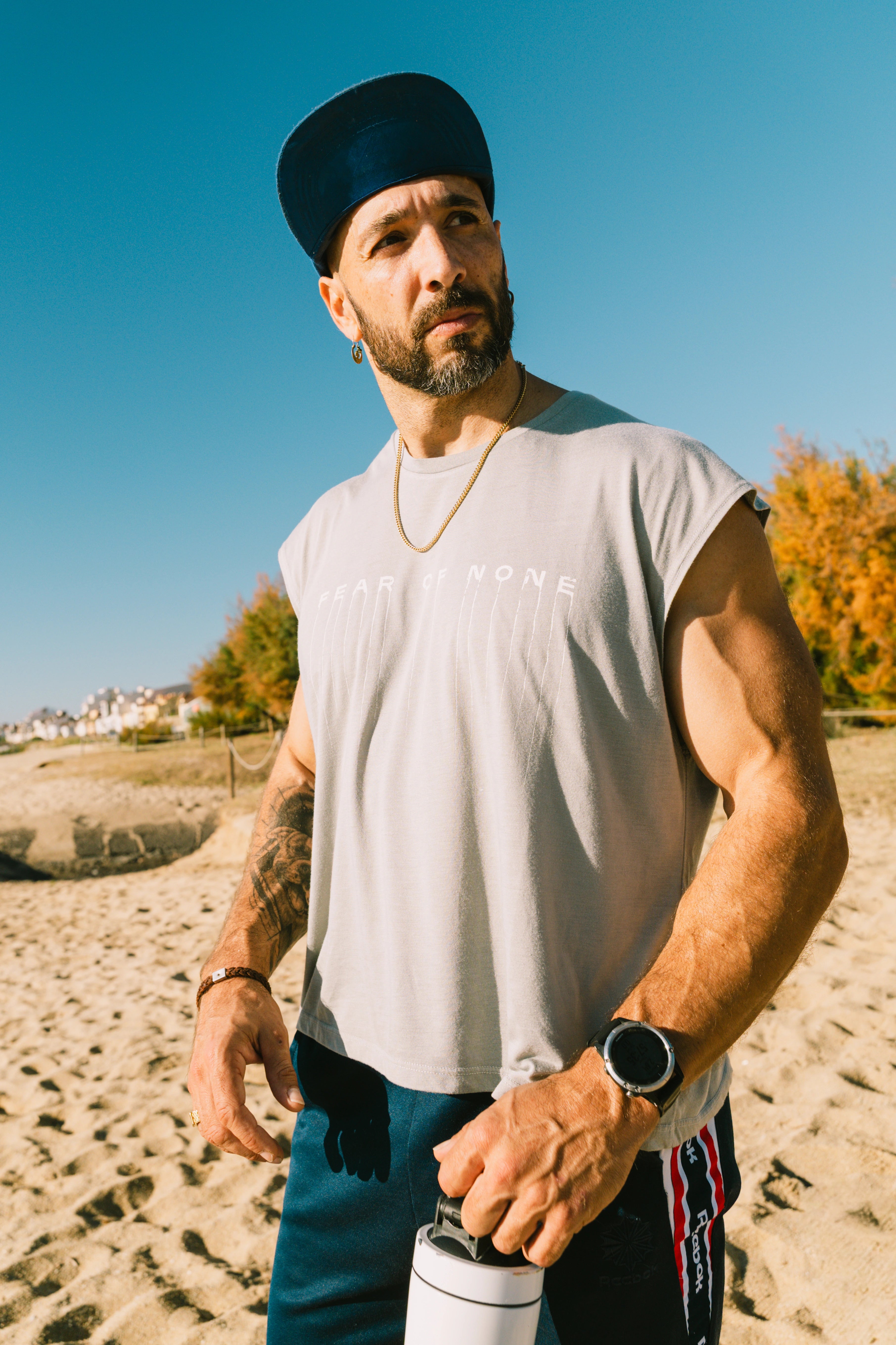 Fear Of None - Oversize Muskel Tanktop