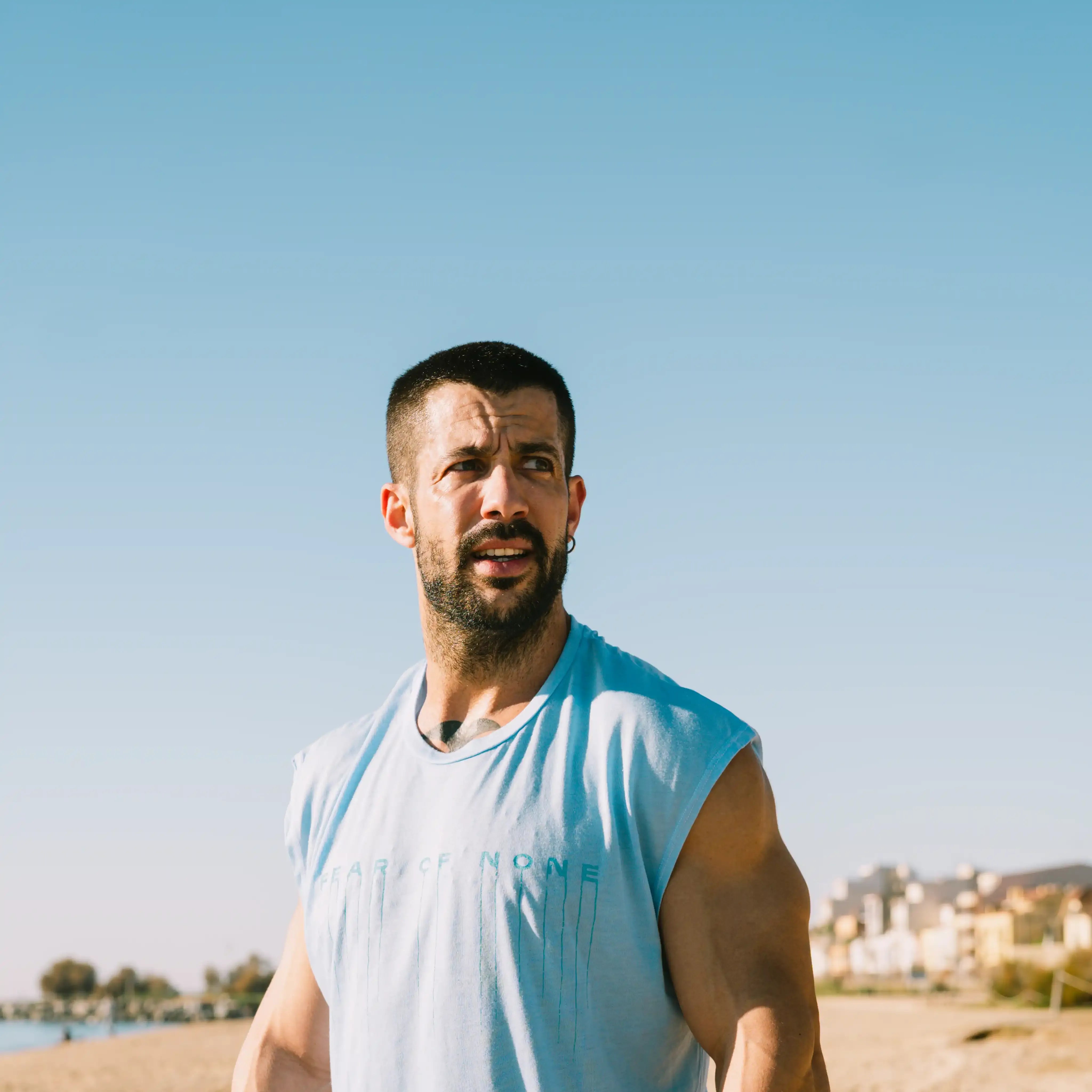 Fear Of None - Oversize Muskel Tanktop