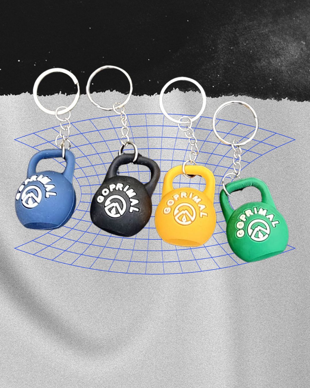 Go Primal - Porte-clés Kettlebell