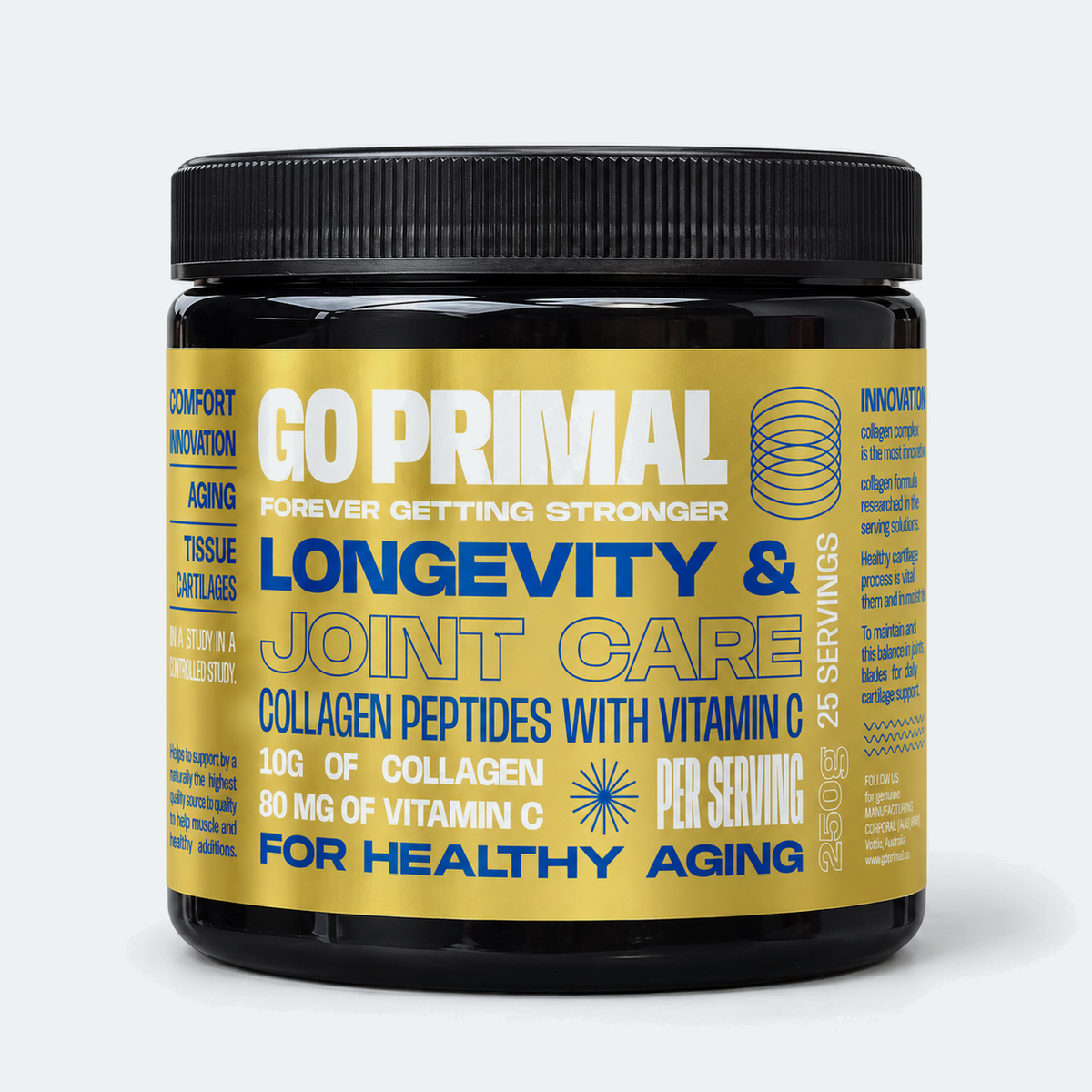 Longevity & Joints - Collagen Peptides w/ Vit.C