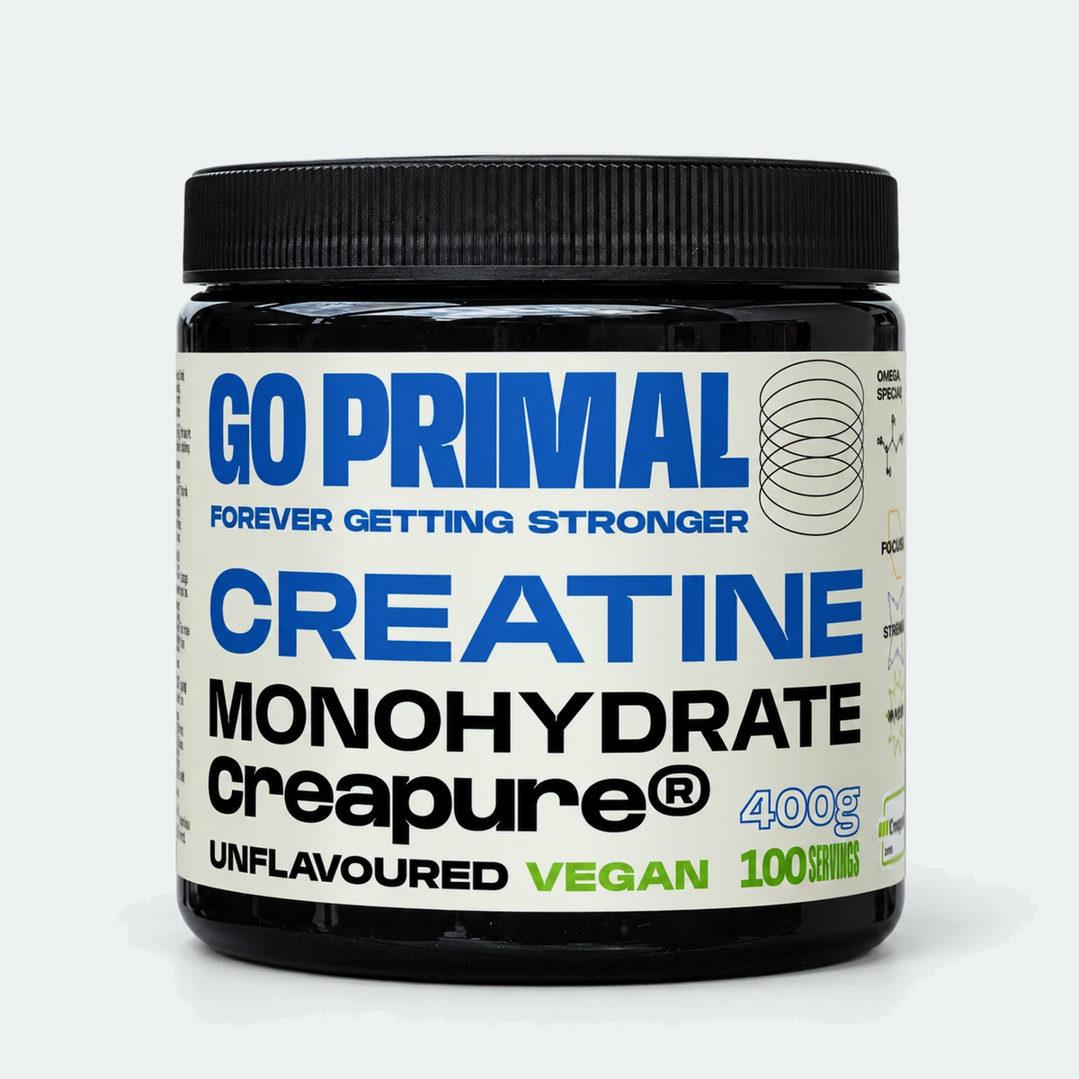 Go Primal Creatine Monohydrate Creapure®️ - Unflavoured