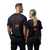 Bio und Oversize Unisex T-Shirt Go Primal Tief Schwarz
