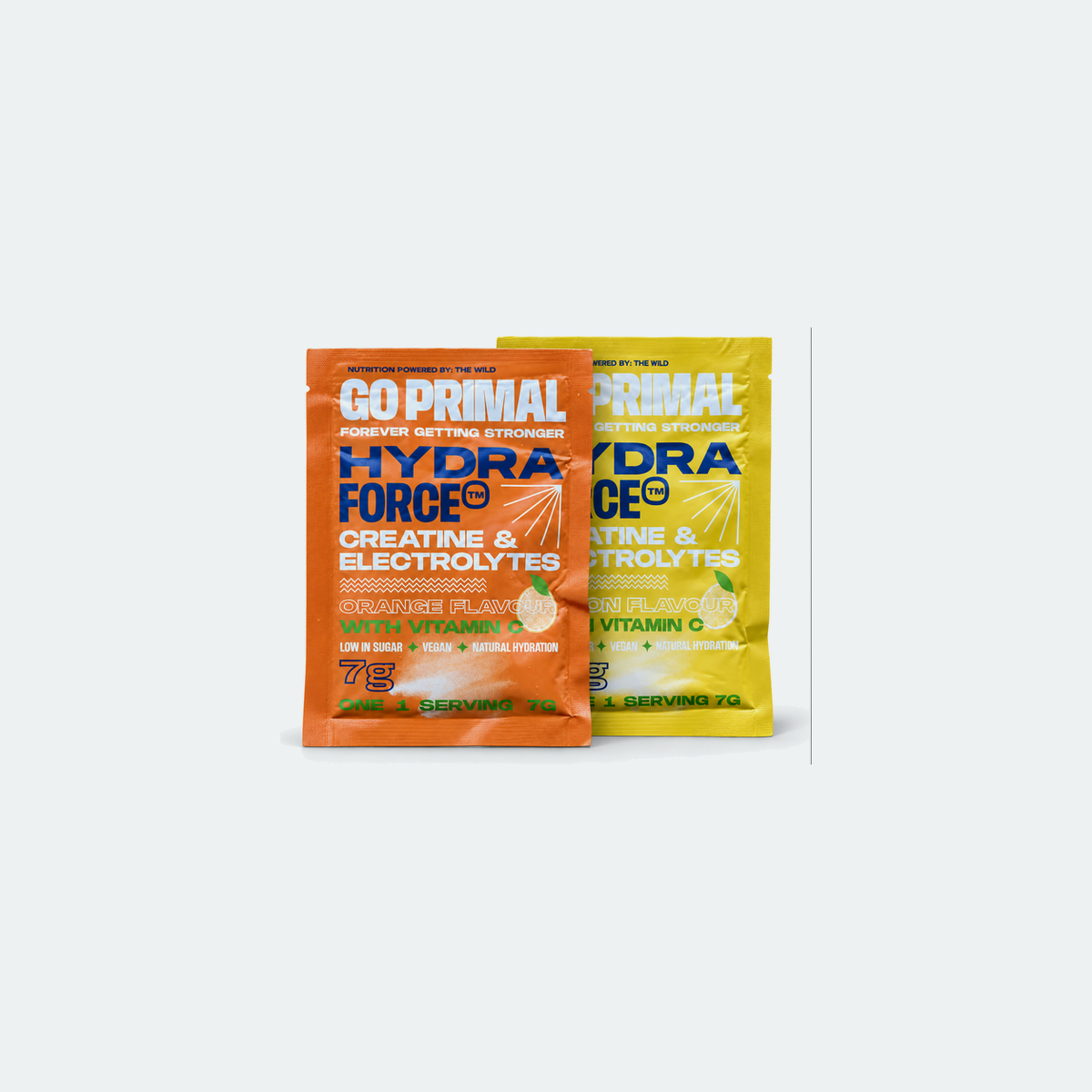 HydraForce Go Packs - Single Servings Electrolytes, Creatine and Vit. C