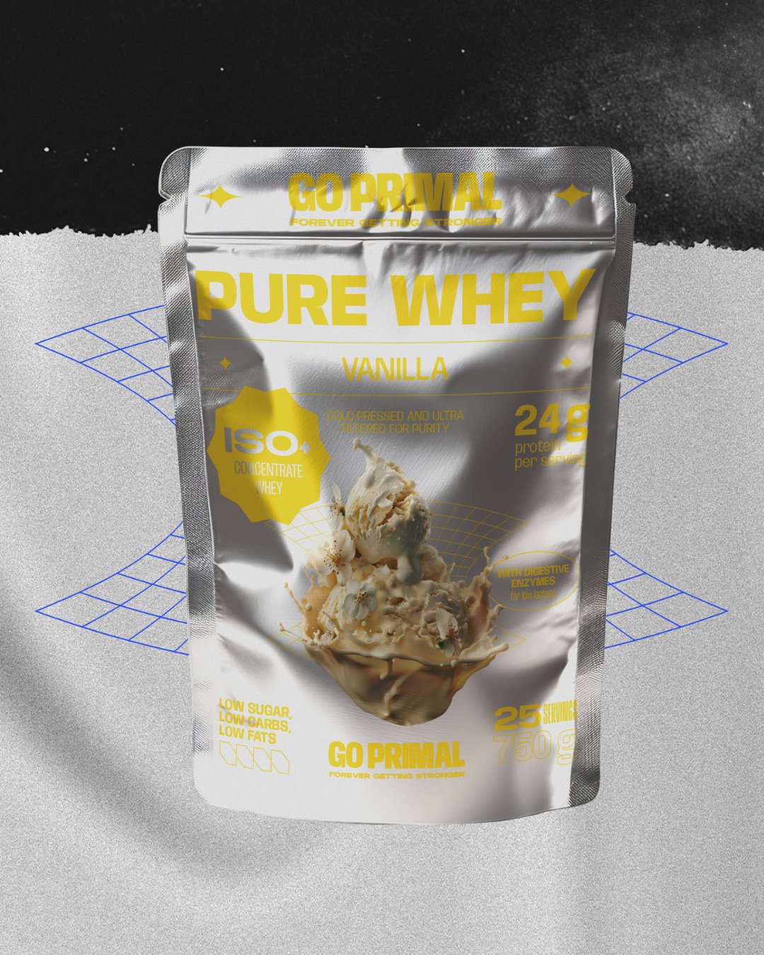 Pure Whey Protein · 70% ISO + 30% Concentrate - GO PRIMALSupplementGO PRIMAL