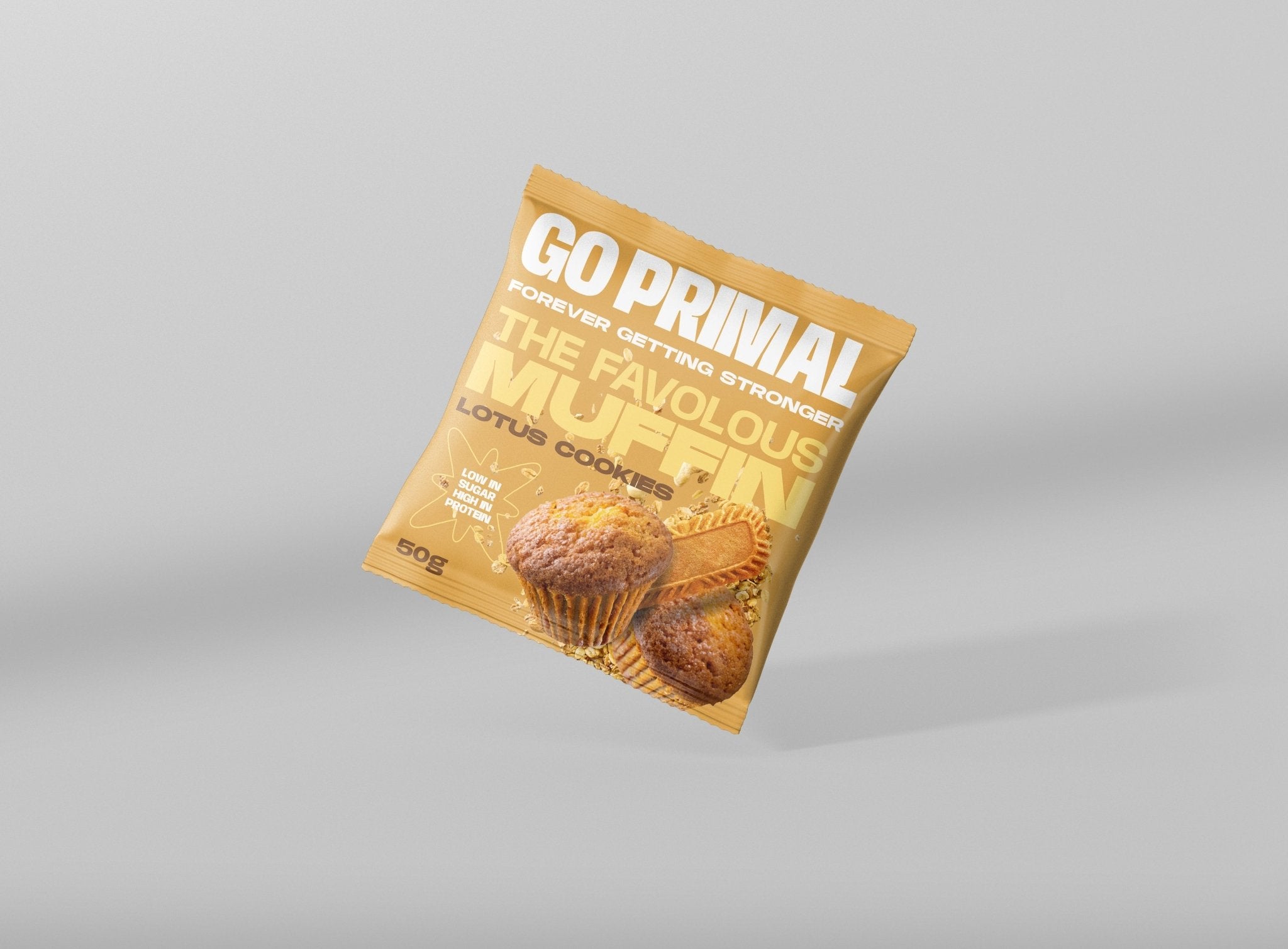 The "Favolous" Muffin. High in Protein · Box of 15 units · - GO PRIMALSupplementGO PRIMAL
