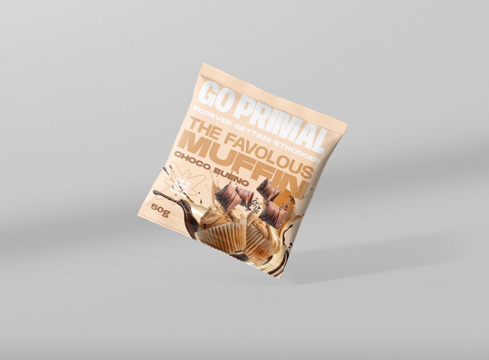 The "Favolous" Muffin. High in Protein · Box of 15 units · - GO PRIMALSupplementGO PRIMAL