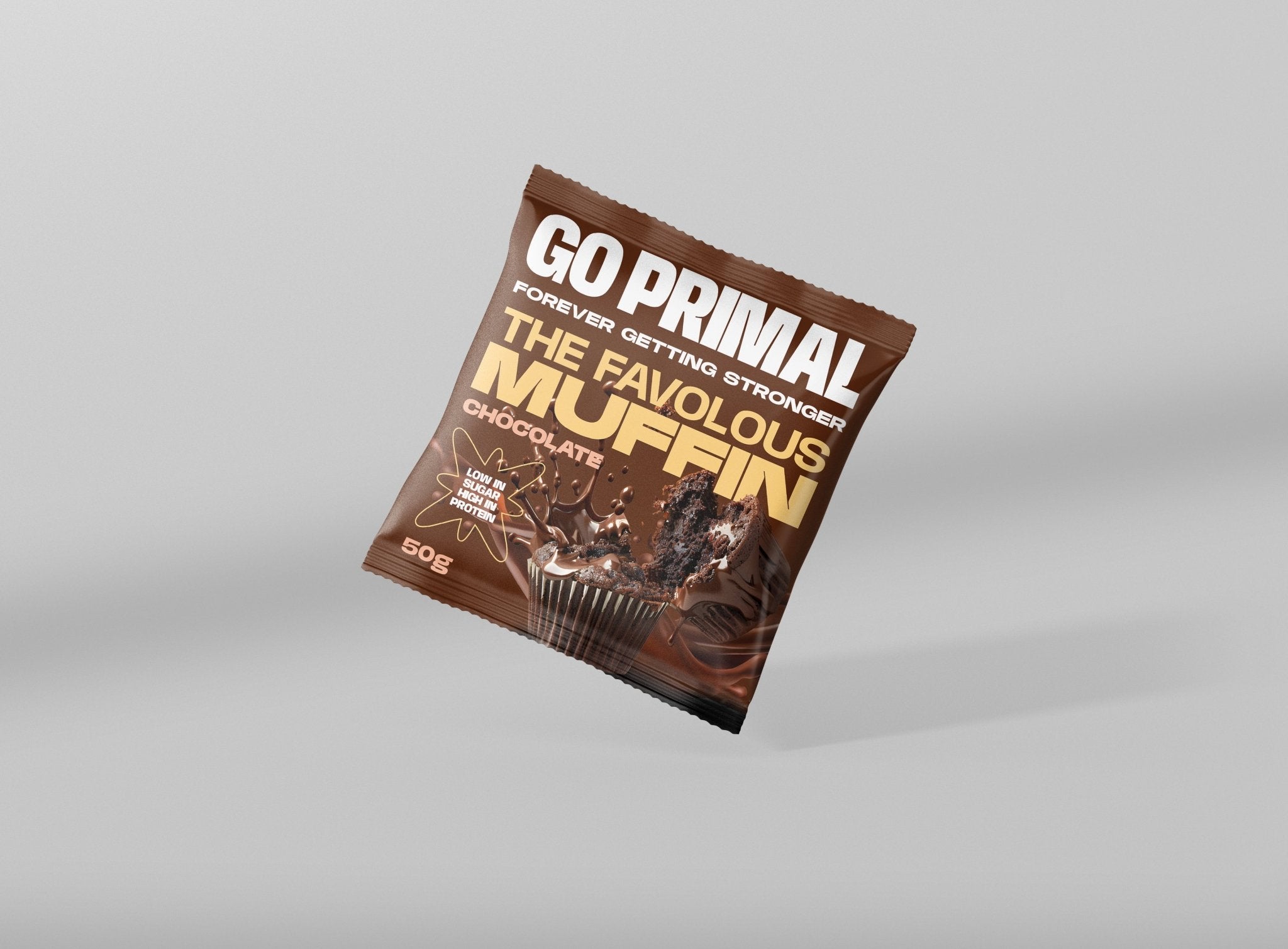 The "Favolous" Muffin. High in Protein · Box of 15 units · - GO PRIMALSupplementGO PRIMAL